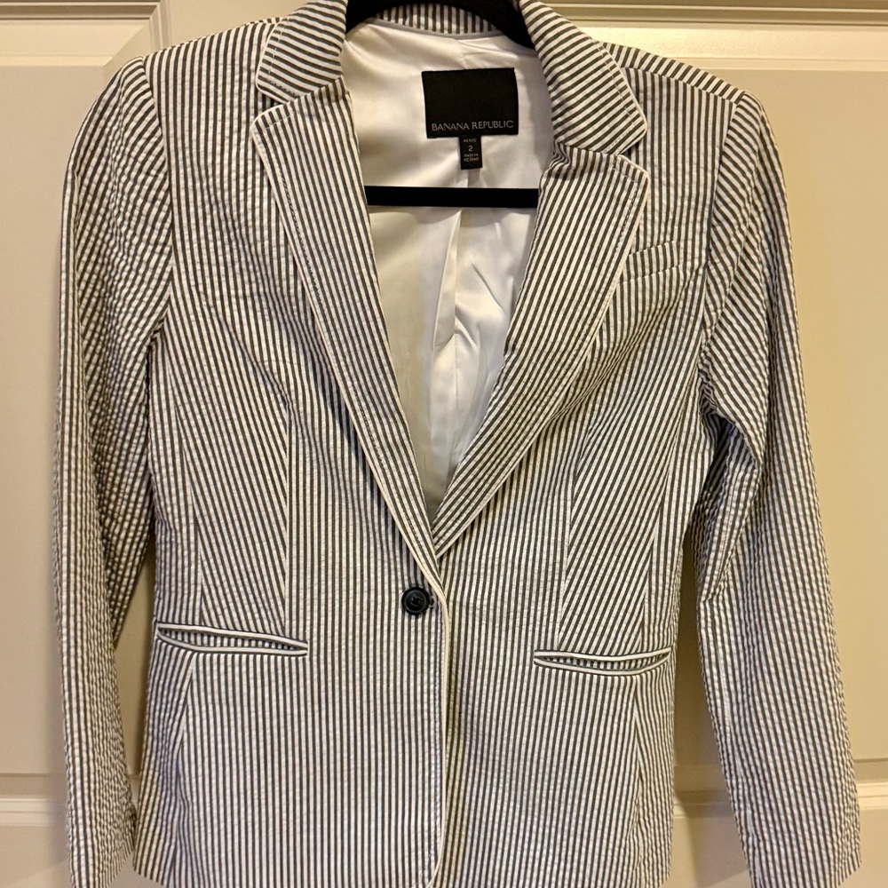 Banana Republic Women's Pinstripe Blazer